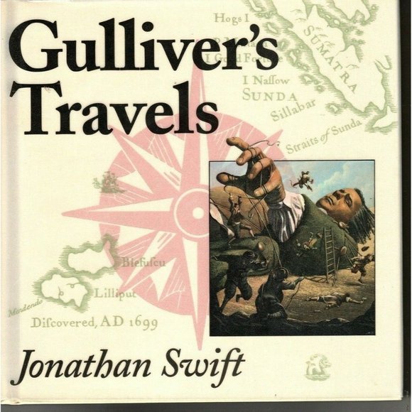 Gulliver's Travels by Jonathan Swift Barnes and Noble Hardcover 1995 - Picture 1 of 2